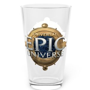 Universal Epic Universe Pint Glass