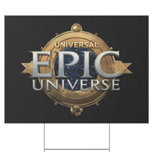 Universal Epic Universe Yard Sign